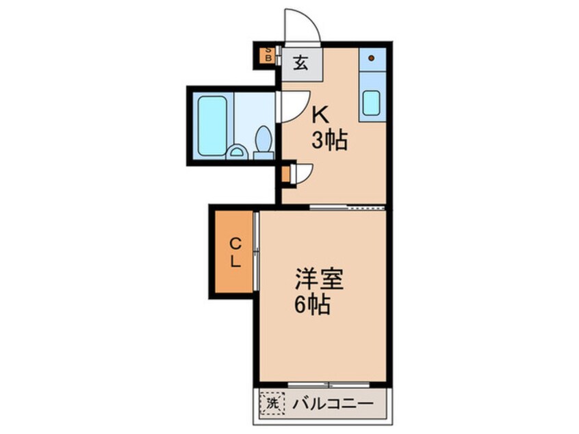 間取図 パストラル奥沢