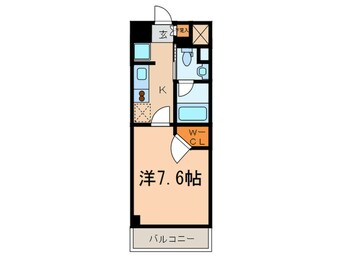 間取図 レディアス調布国領(413)