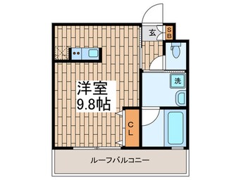 間取図 ﾊｰﾓﾆｰﾚｼﾞﾃﾞﾝｽ大森山王#002(402)