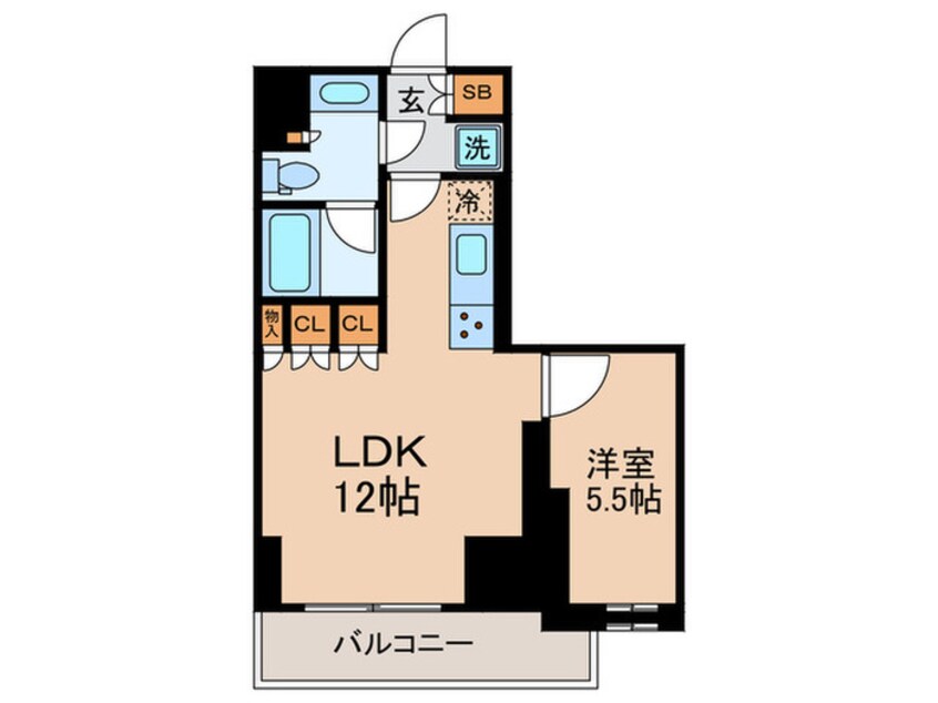 間取図 ザ・パークハビオ東長崎