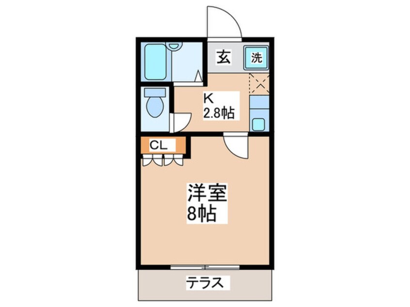 間取図 ハイツ阿蘇