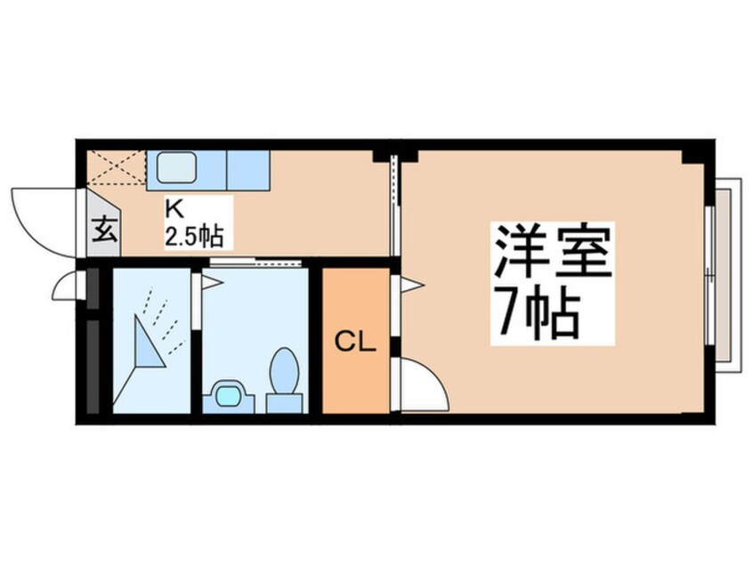 間取図 アソルティ宝町