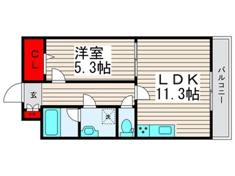 間取図 Pierre Marumite Ⅰ