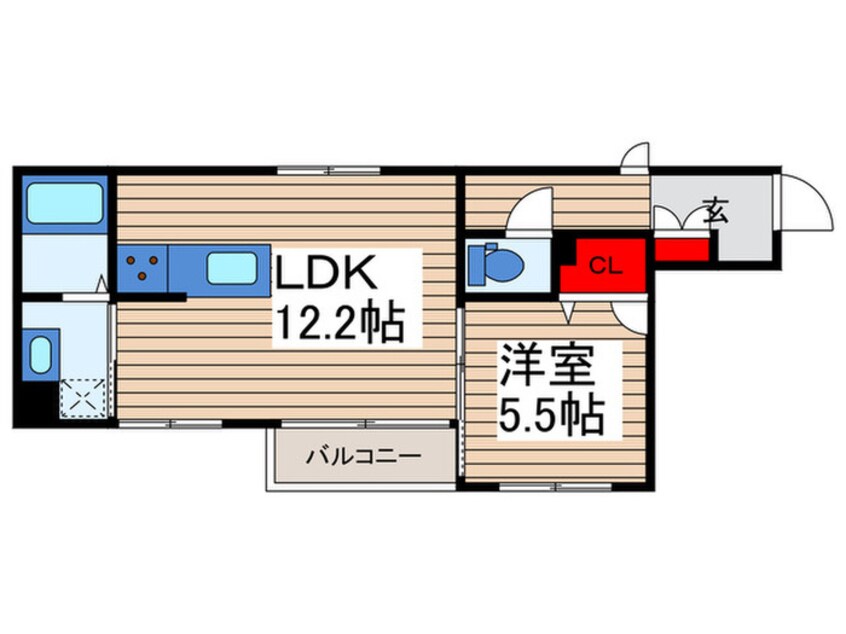 間取図 ポルト ボヌール