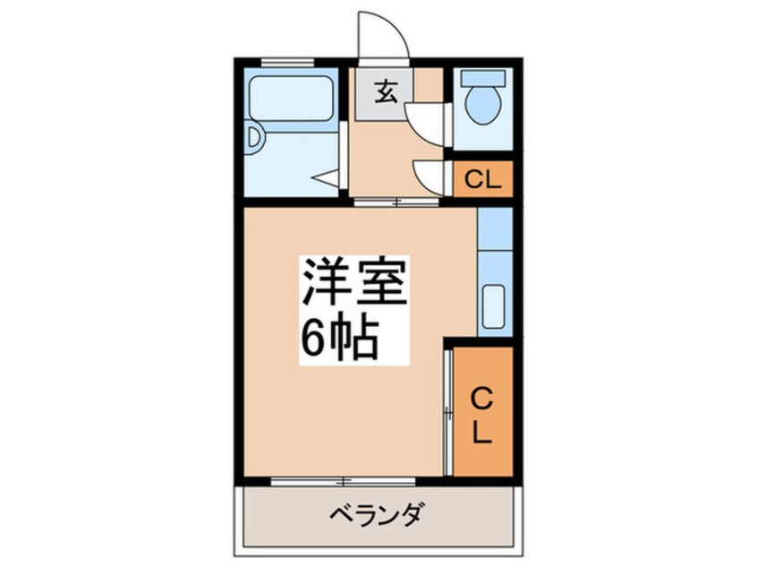 間取図 第一若葉荘