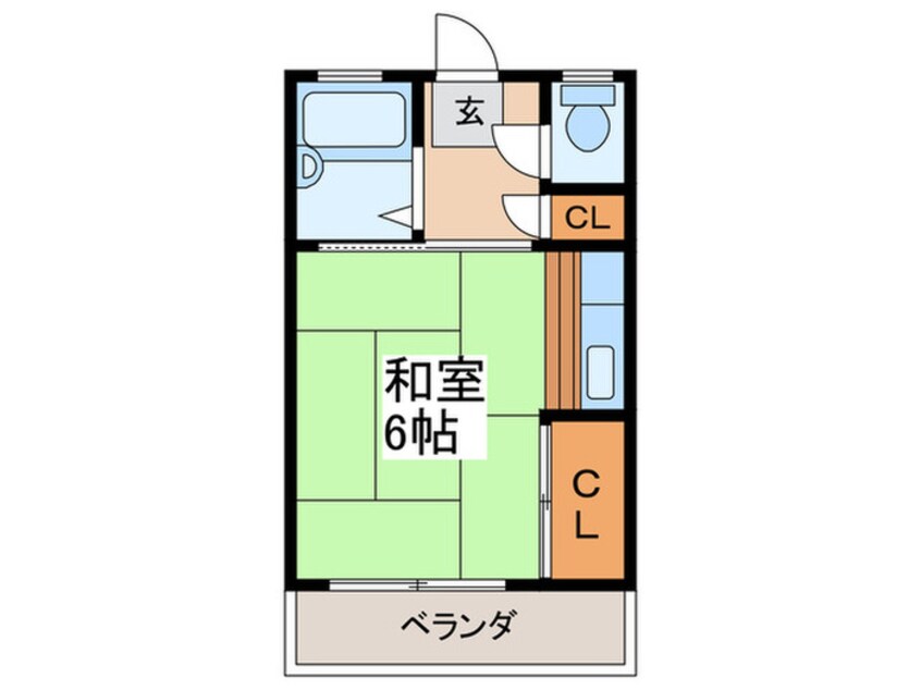 間取図 第一若葉荘