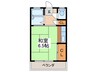 第一若葉荘 1Rの間取り