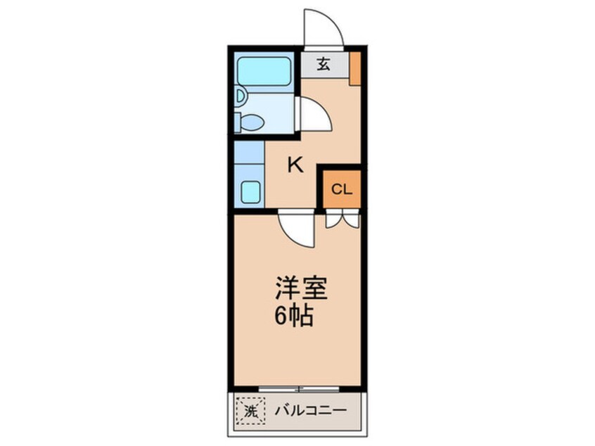 間取図 アローハイツ