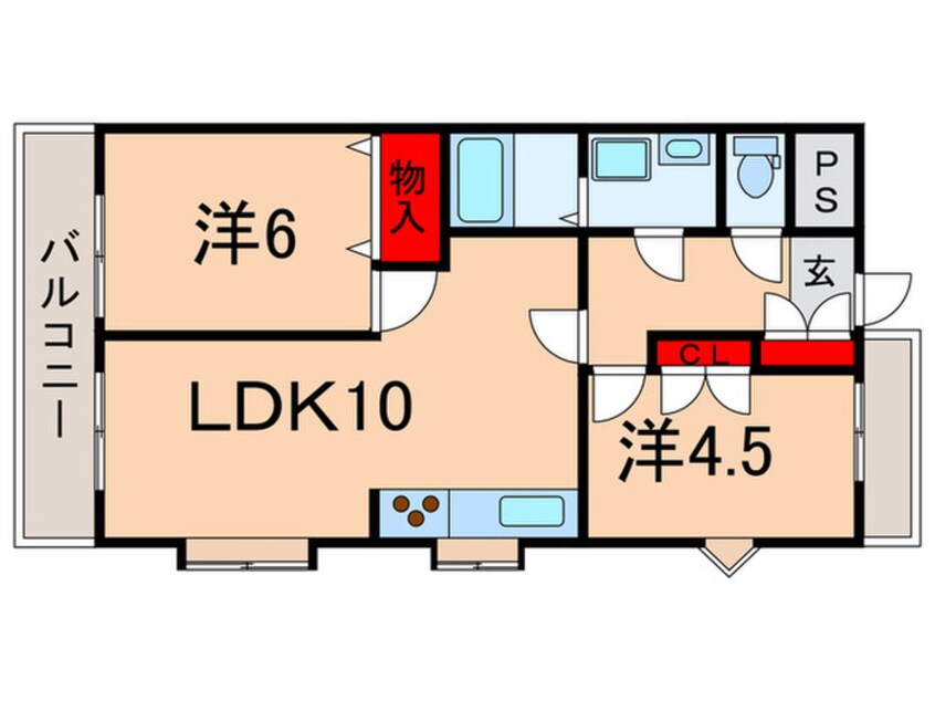 間取図 ミヤビヒルズ大泉学園Ａ