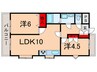 ミヤビヒルズ大泉学園Ａ 2LDKの間取り