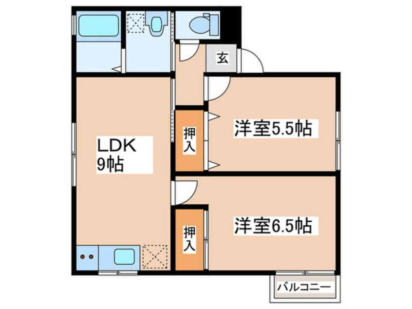 間取図 シティハイム　ラ・クレマンス