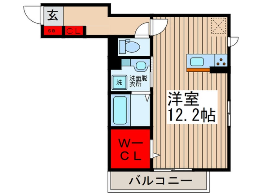 間取図 メゾン　ド　シュシュ