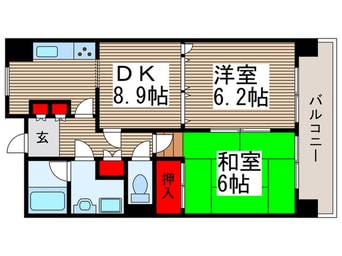 間取図 エスポワ－ル東所沢