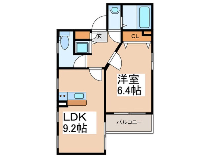 間取図 アイヒルズ美しが丘