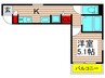 MELDIA梅島XI 1Kの間取り