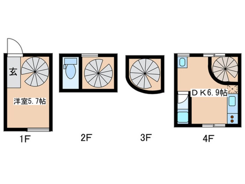 間取図 VOLUTES　MON-NAKA