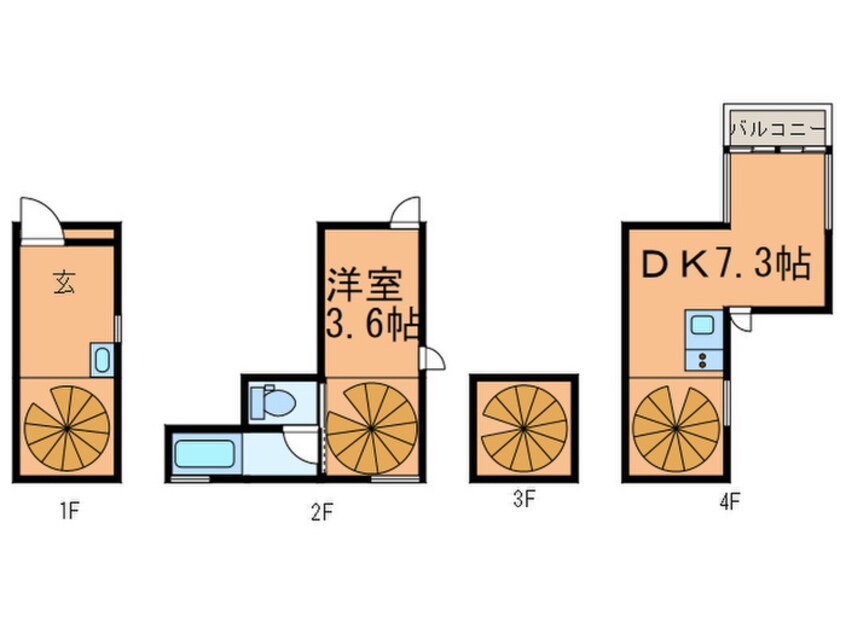 間取図 VOLUTES　MON-NAKA