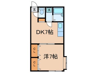 間取図 ティーケー桜新町３