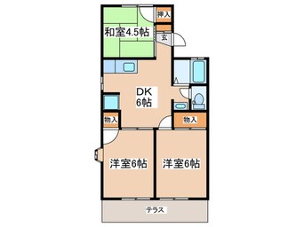 間取図 ドミール恋ヶ窪A棟