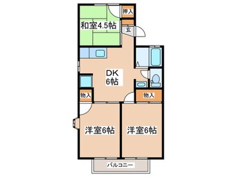 間取図 ドミール恋ヶ窪A棟