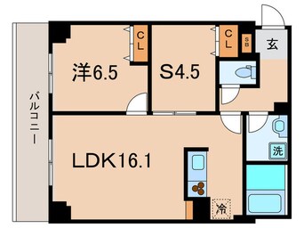 間取図 エスティメゾン都立大学