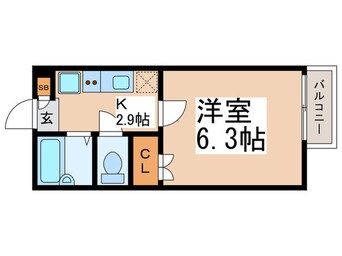 間取図 パ－クステュディオ宝町