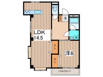 間取図 グリーンヒルズ