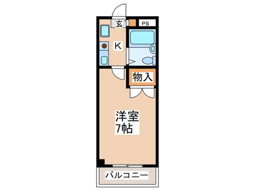 間取図 クリスタルマンション