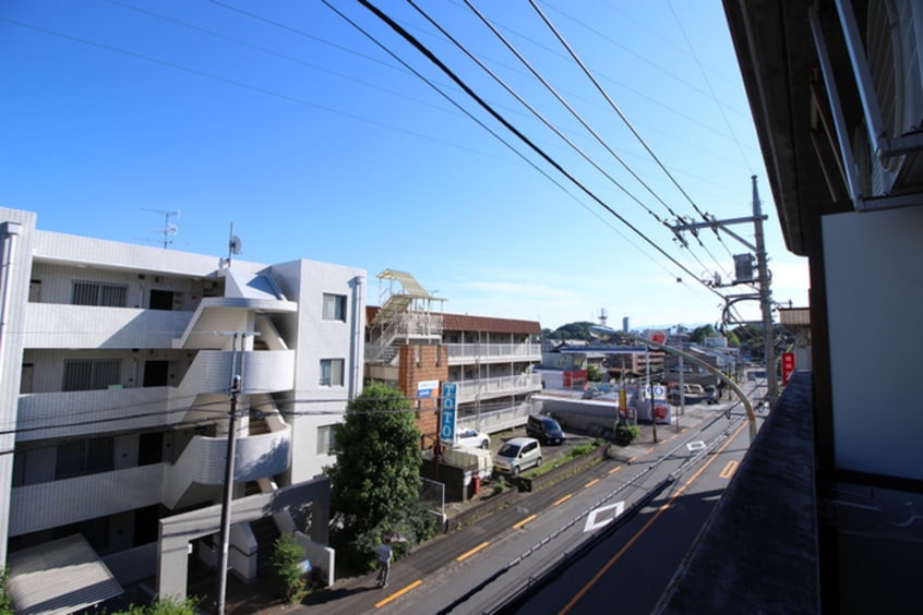 室内からの展望 クリスタルマンション