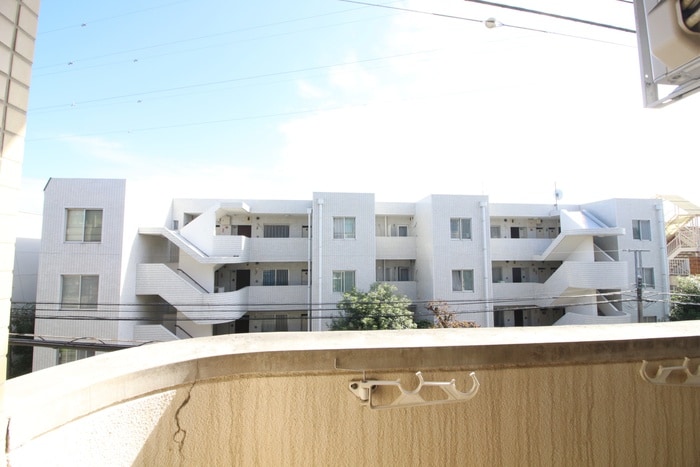 室内からの展望 クリスタルマンション