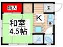 金子荘の間取図