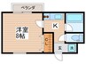チェリ－スト－ン 1Kの間取り