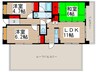コンブリオⅡ 3LDKの間取り