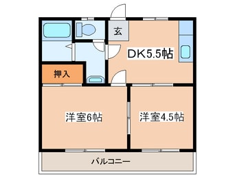 間取図 マロンハイツ