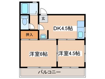 間取図 マロンハイツ