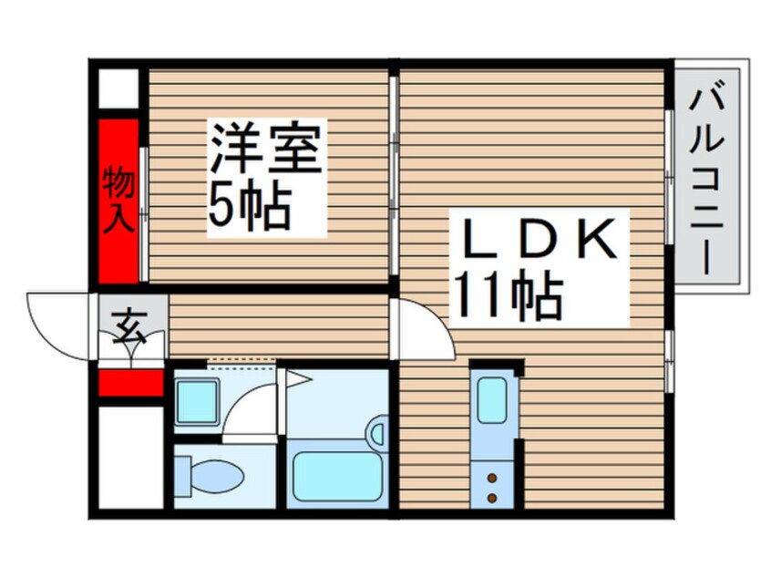 間取図 ライベスト関手屋