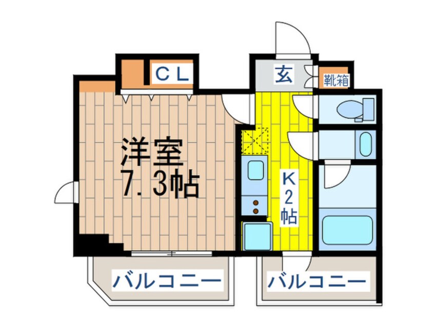 間取図 リテラス馬込