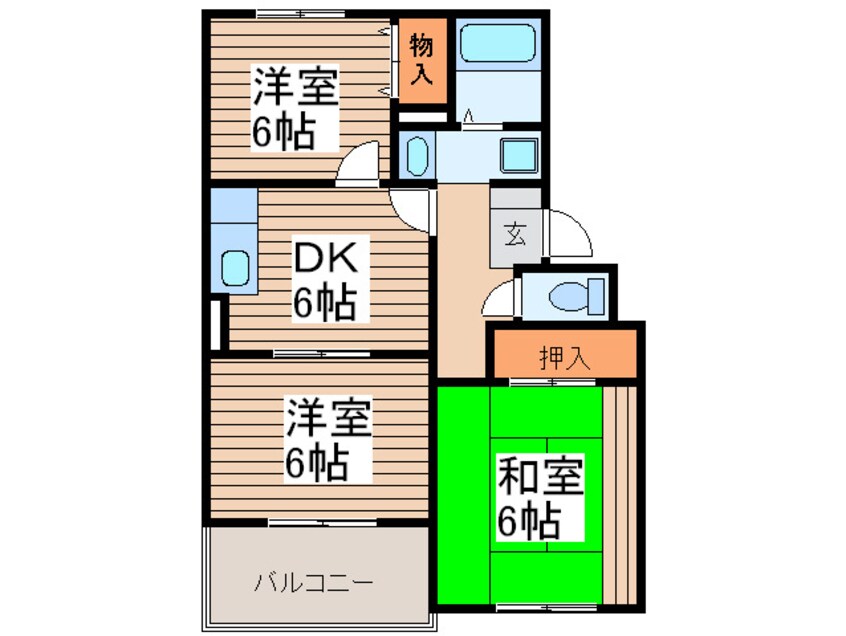 間取図 サ－ドプレステ－ジ
