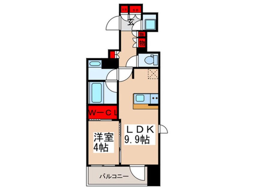 間取図 コンフォリア東陽町