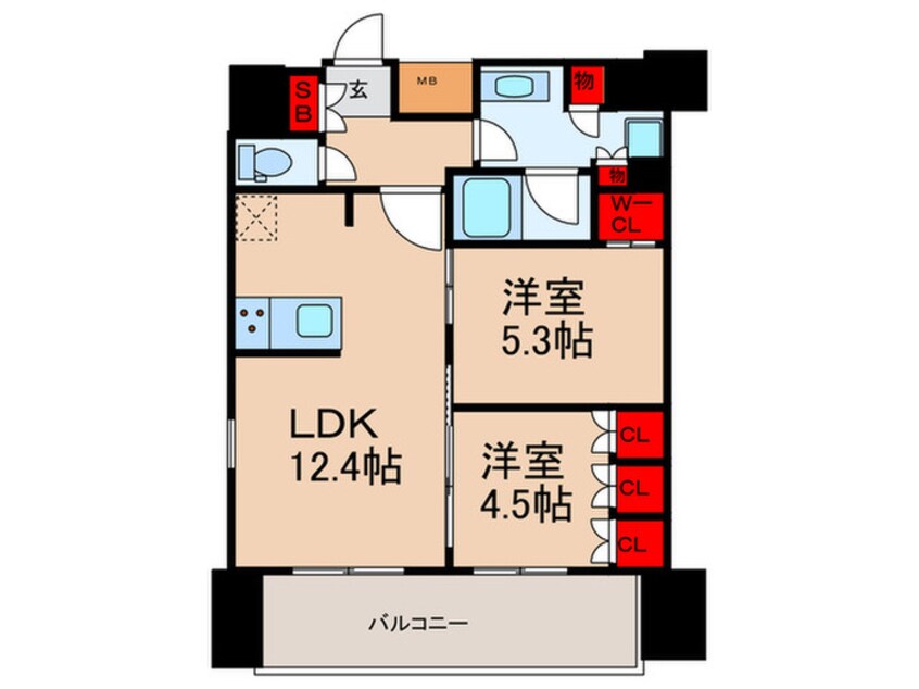 間取図 コンフォリア東陽町