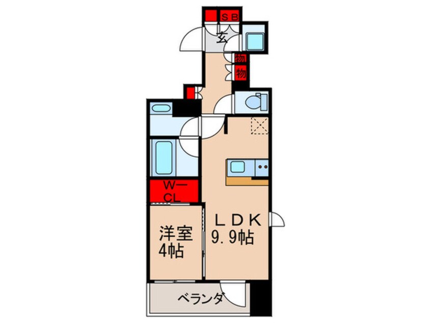 間取図 コンフォリア東陽町