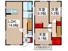 グランソフィア吉野町C号棟 3LDKの間取り