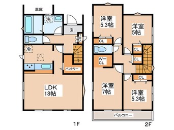 間取図 Kolet青梅畑中#03