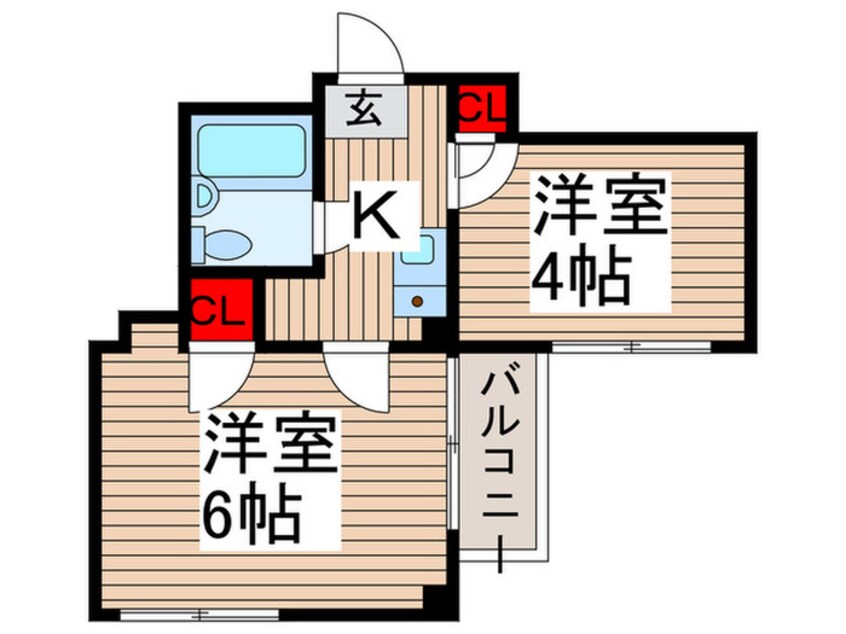 間取図 ヴィラン大宮