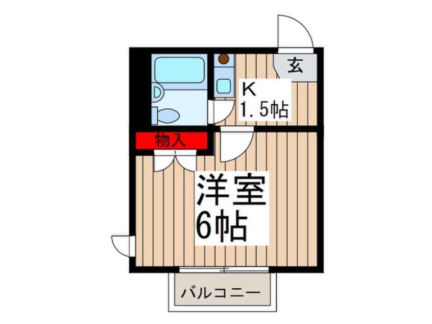 間取図 ヴィラン大宮