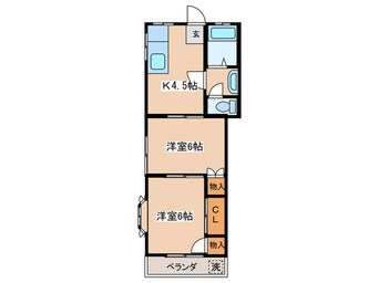 間取図 ユ－ハイツ