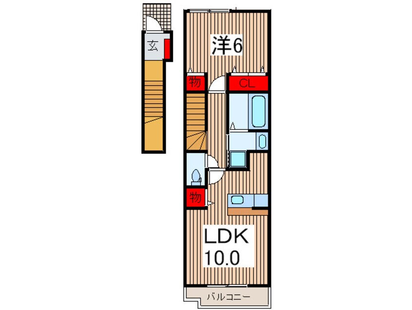 間取図 リバーサイドⅡ