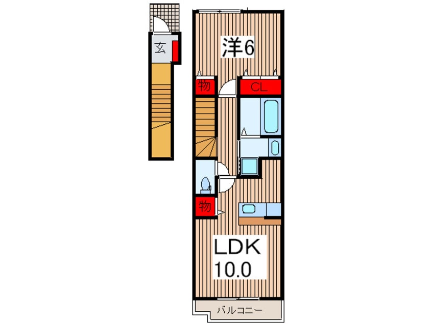 間取図 リバーサイドⅡ