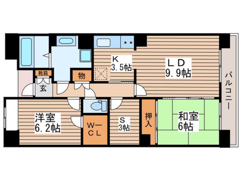 間取図 Ｗｉｎｇ　Ｐｌａｚａ