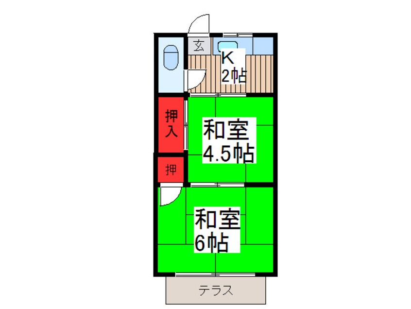 間取図 鹿荘